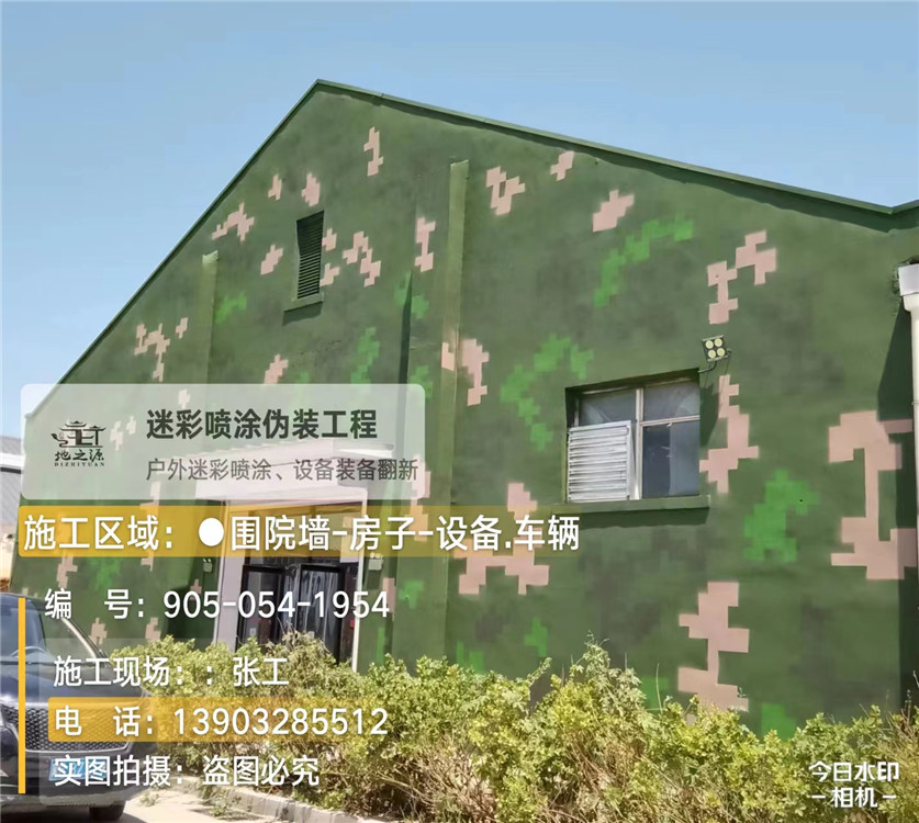 抚州外墙数码迷彩漆施工报价清单（100㎡标准墙面测算）